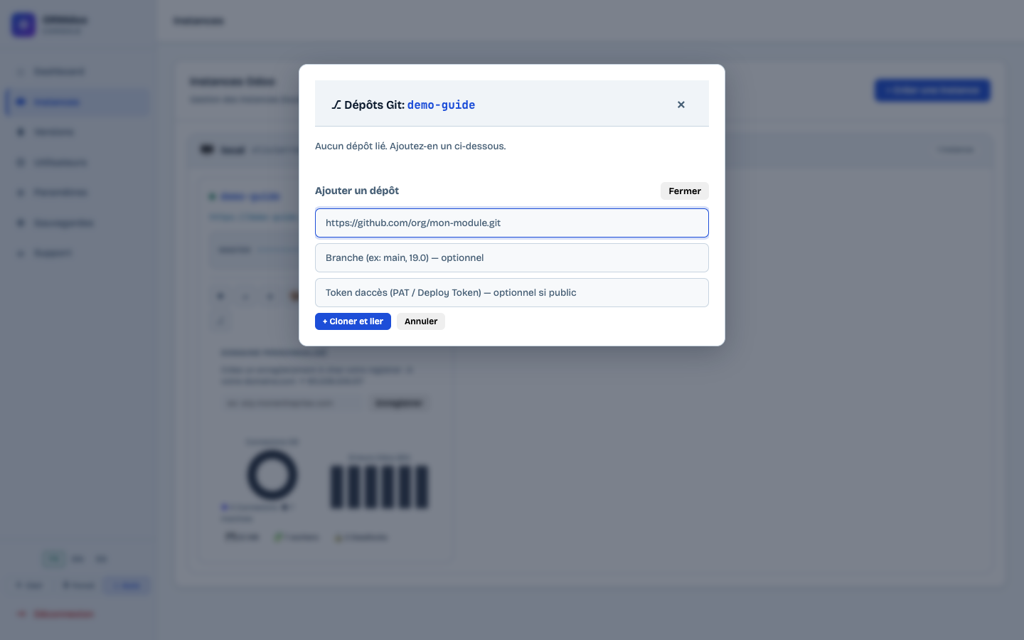 Gestion des dépôts Git